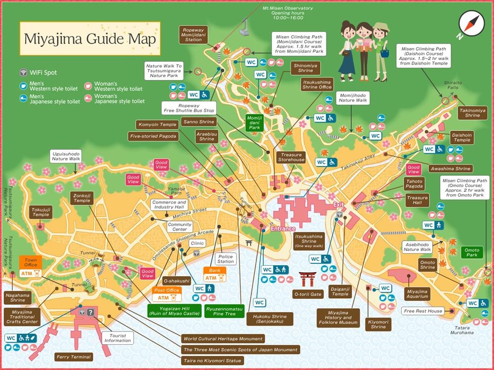 Mappa di miyajima