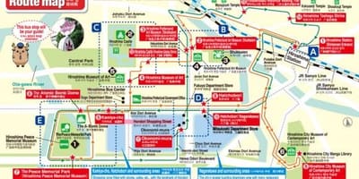 Mappa di acero ciclo di hiroshima