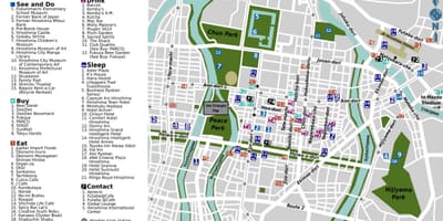 Mappa di hiroshima